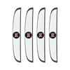 4pcs Car Door Edge Anti Scratch Collision Protection Strip Stickers For Nismo Nissan Almera Tiida Juke Teana Qashqai 350Z 370Z