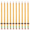 Quiet Study Threaded Pencil With Rotating Nut Stress Relief Focusing Aid For Students Classroom Approved