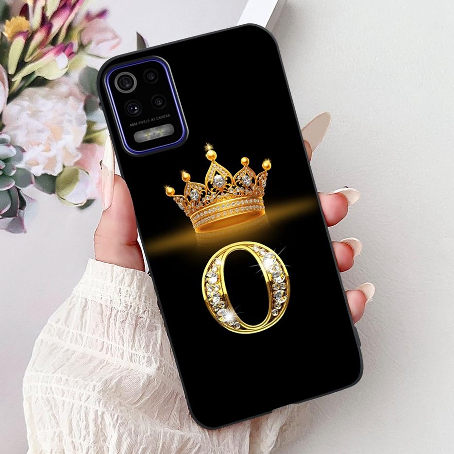 Pro pouzdro LG K52 2020 LM-K520 Nové Módní Korunní Písmena Kryt Měkký Silikonový Kryt na Telefon Pro LG K62 LM-K525 K 52 LGK52 LGK62 Fundas