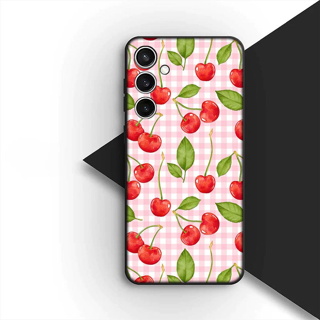 Cover for Xiaomi Poco C75 C65 C85 X7 X6 M8 F7 F8 Ultra F6 Pro Casing Phone Case Cherry Fruit Summer Strawberry Cherries
