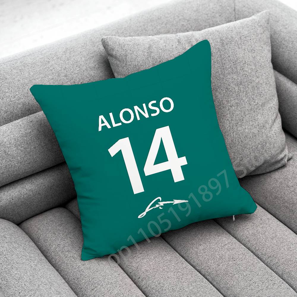 F-Fernando A-Alonso Throw Pillow Case For 45x45cm 40x40cm 55x55cm 50x50cm 30x30cm Square Car Pillowcase Shell