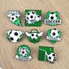 Enamel Brooch Zinc Alloy Texture Football Shape Lapel Pin Jackets Hats Sweatshirts School Bags Metal Fan Accessory