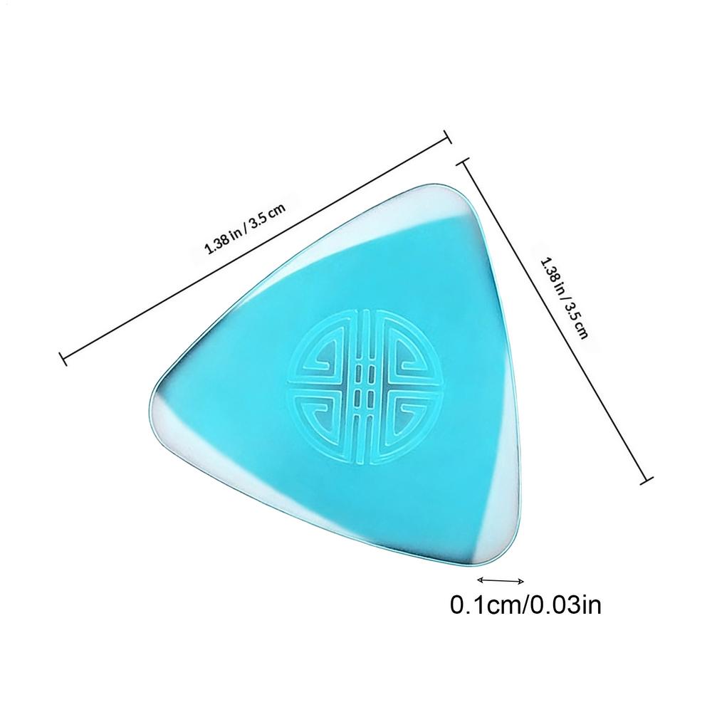 1PC Ruan Pick Plectrum for Stringed Musical Instrument Bulk Guitar Picks Zhongruan Acoustic Nylon Liuqin  Playing Training Tools