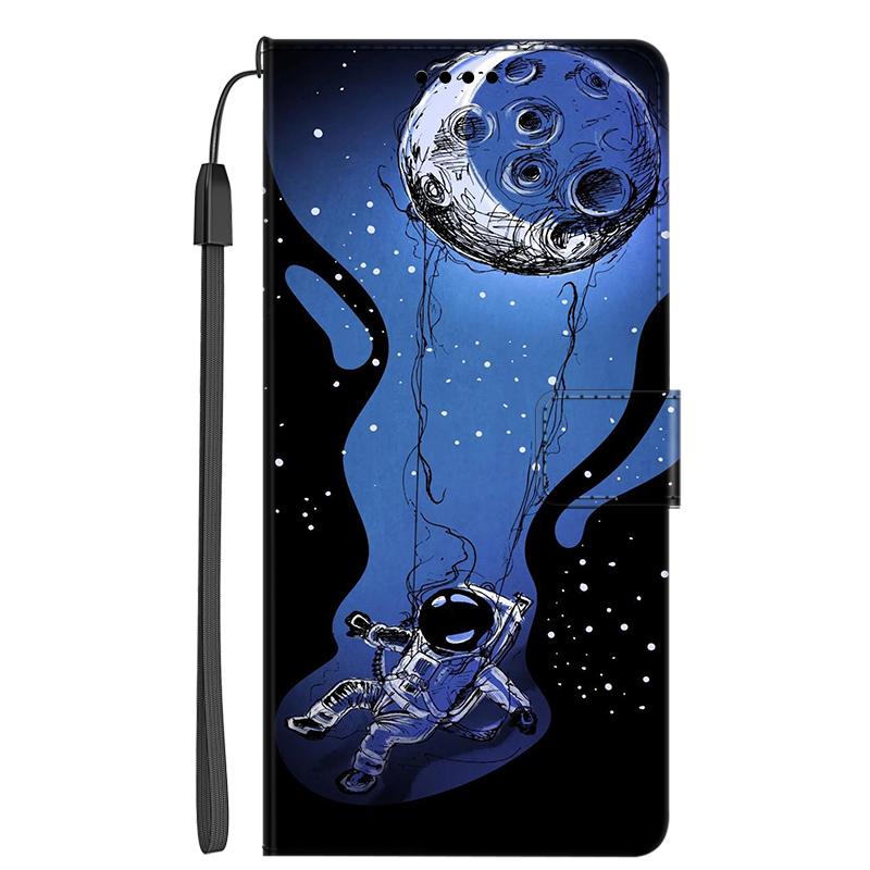Leather Flip Cover For Redmi Note 14 Pro+ 5G Colorful Flower Patterns Phone Case For Redmi Note 14 4G 2025 Flip Case Wallet Bags