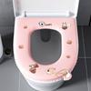 Cartoon Toilet Seat Cushion Waterproof Closestool Mat Universal Cute Toilet Seat Cover  Household