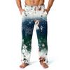Men's Allover Printed Home Pants Sleeping Pajama Pants Long Pants Pajama Pants