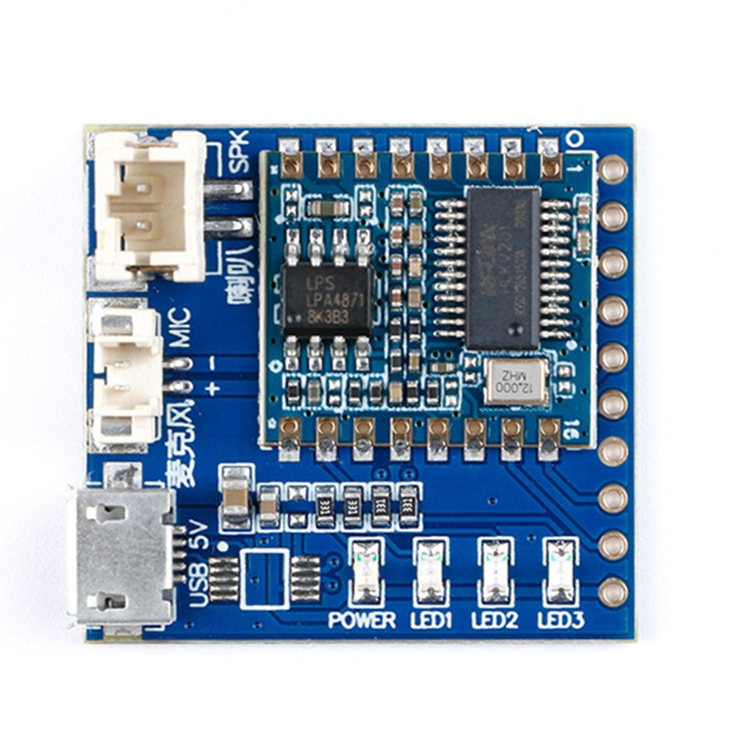 Dual-Channel DAC Output Voice Recognition Control Module Serial Port Wake-up Words HLK-V20 Wireless Intelligent Controll