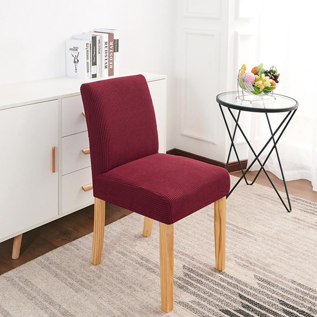 

Чехлы для столовой Чехлы из спандекса Чехол на низкую спинку Wine Red