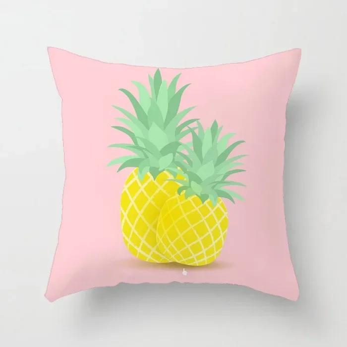 

Набор роскошных подушек для домашнего декора с рисунком кактуса и пустынного растения, чехлы для подушек для офисных сидений 66x66cm бордовый