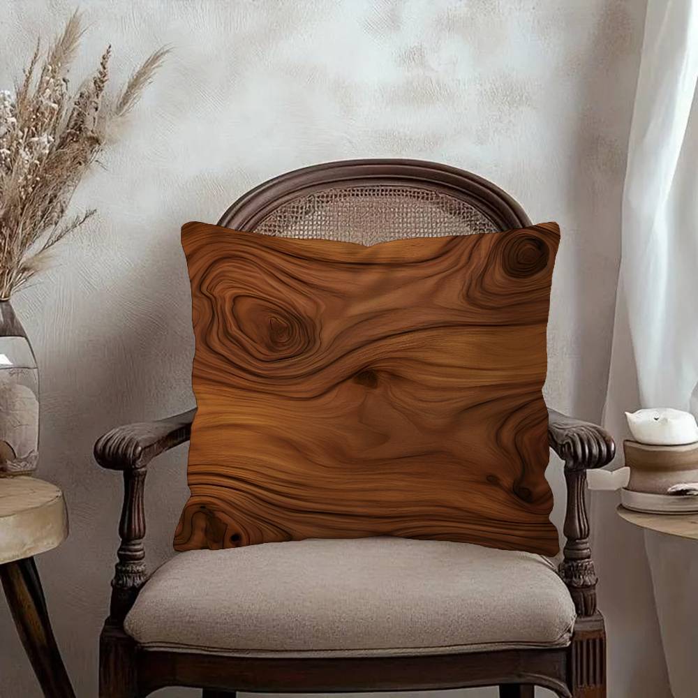 Beautiful Wood Cushion Cover Car Throw Pillow Case For Sofa Car Christmas Gift Xcm Xcm