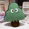 35/53/70cm Green Trees Plush Pillow Two Black Eyes Plant Chair Sofa Decor Seat Cushion Kids Gift Room Decor
