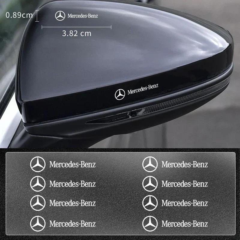 Adesivos de Decoração Exterior para Carro com Logo para Para-lama Lateral da Carroceria Janela da Porta Porta-malas Para Mercedes Benz AMG W204 W211 W212 W166 W117 W176