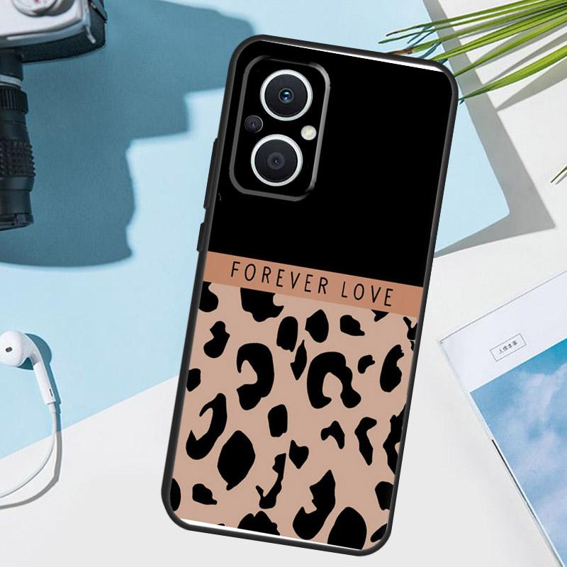Fashion Leopard Print Cover For OPPO Reno 11 12 13 14 Pro 11F 12F 13F 14F 7 8 Lite OPPO Find X5 X6 X8 X9 Pro Case