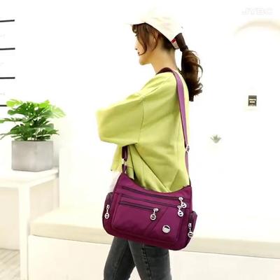 Bolso Impermeable para Mujer Bolso de Hombro de Nailon Bolso Cruzado Bolsos Casuales MIT