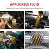 AN6 Male Flare To 5/16" or 3/8" Fuel Hardline Tube Fitting  Connector Adapter Aluminum Alloy Fuel System Black