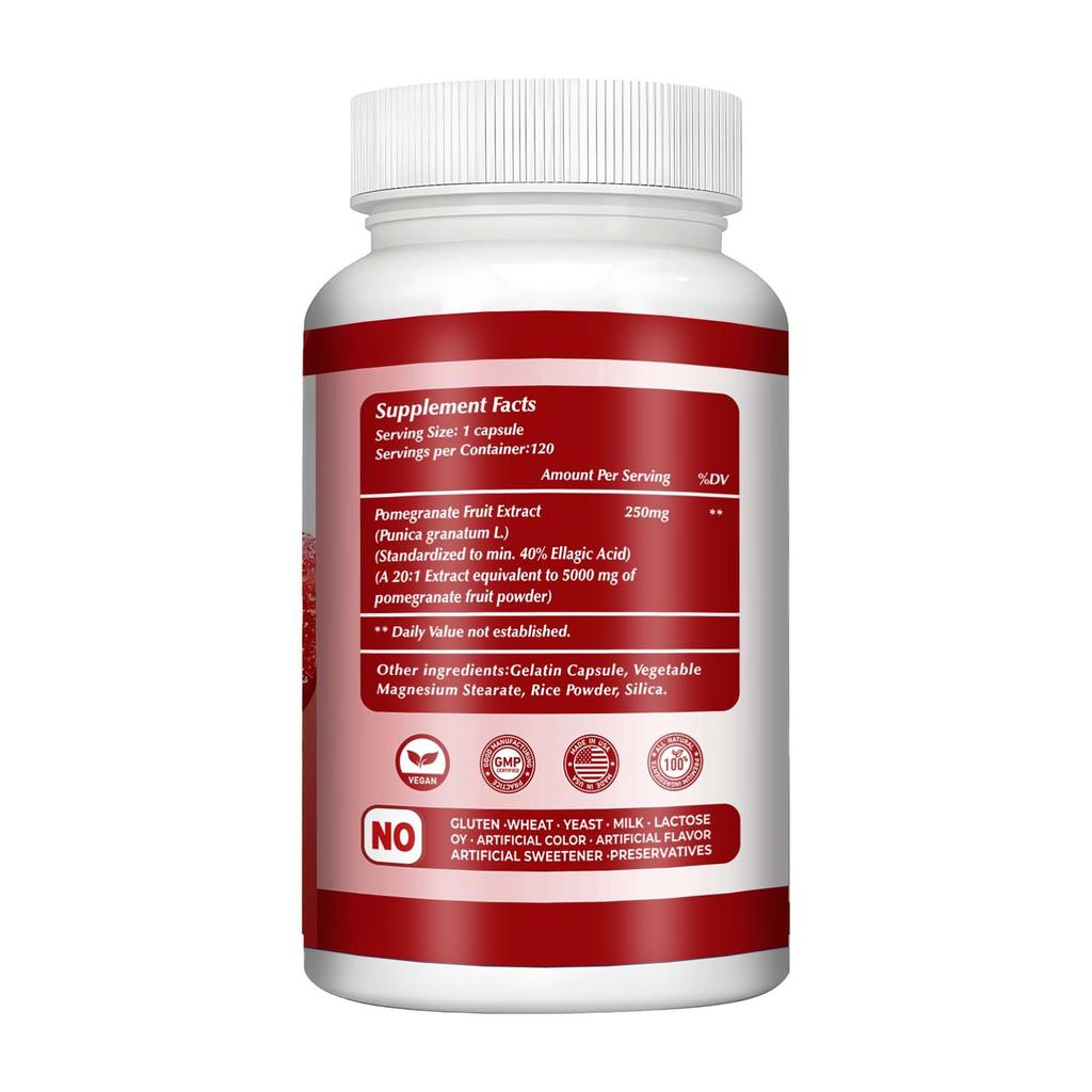 Pslalae - Pomegranate Extract Capsules - Heart Health