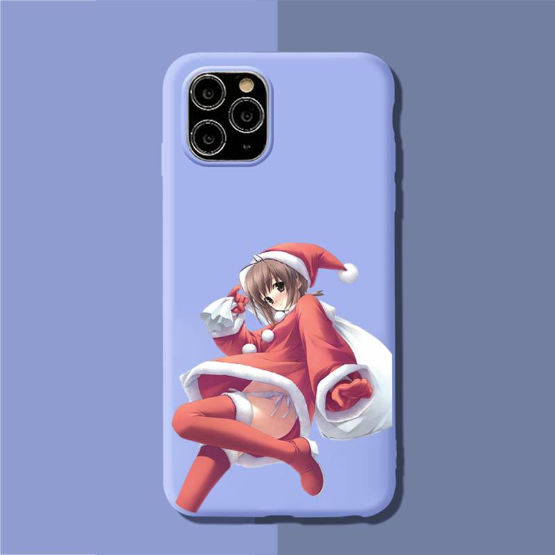 YNDFCNB Yosuga no Sora Phone Case Soft Solid Color for iPhone 11 12 13 mini pro XS MAX 8 7 6 6S Plus X XR