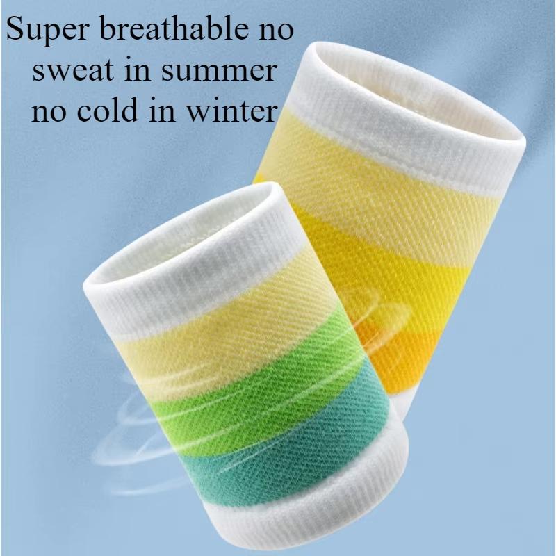 1/2Pcs Sports Wrist Strap Unisex Sweat-wicking Breathable Wrist Guard Badminton Tennis Basketball Fitness Practical Accessories