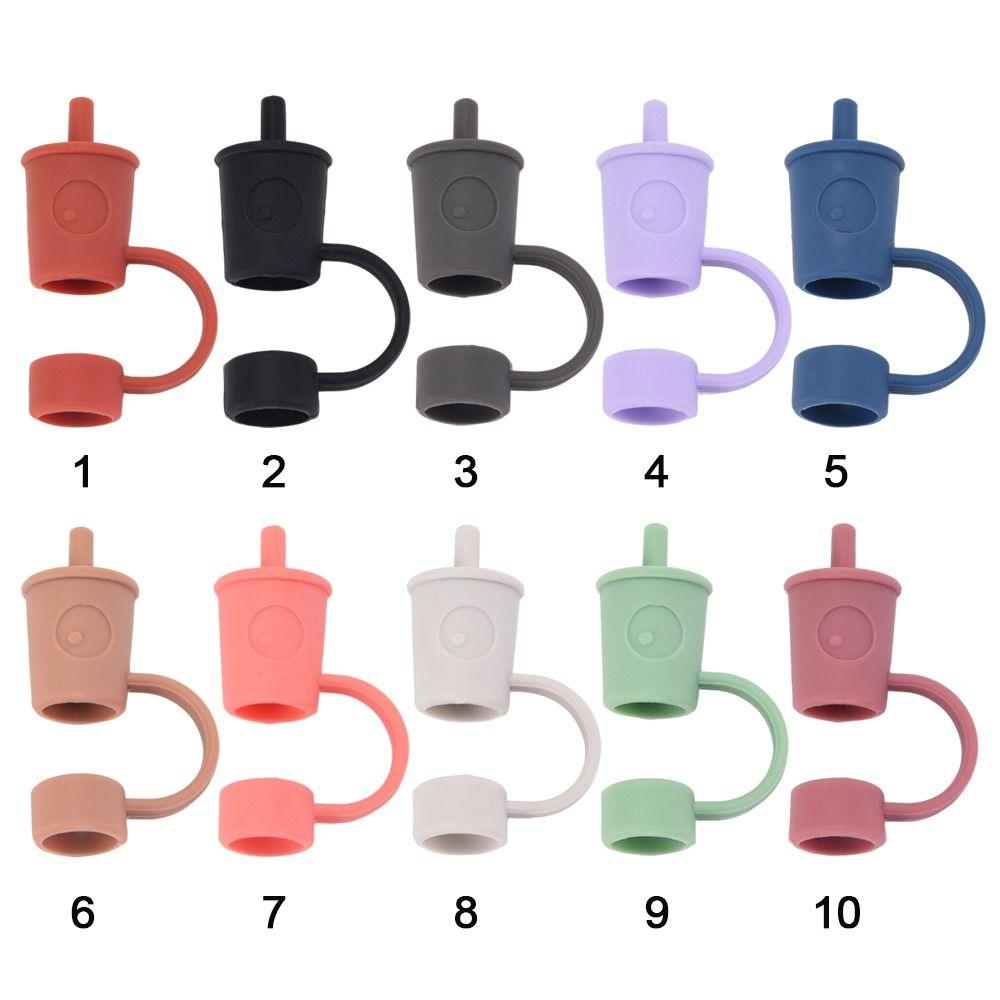 Cup Accessories Drinking Dust Cap Splash Proof Plugs Cover Creative Straw Tips Outdoor
