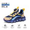 Kids Running Shoes With Rotating Buckle Closure Breathable Mesh Upper Boys Girls Lightweight Athletic Sneakers