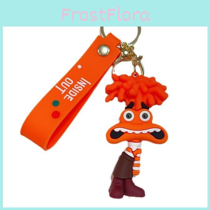 Adorable Pvc Inside Out Keychain Cartoon Accessory Perfect For Gifts And Parties