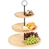 BAMBOO 3-TIER CAKE AND SNACK STAND 139453