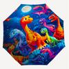1PC Dinosaurs Night Umbrella-8-Rib Reinforced Portable Folding Travel Suitable for All Seasons Outdoor Daily Use  -J0395