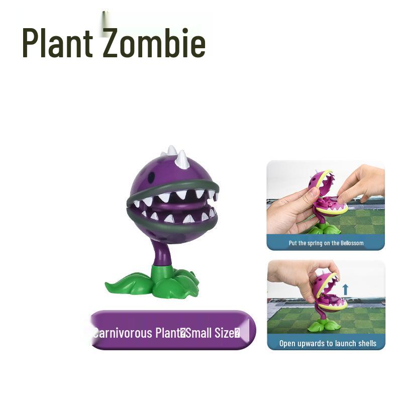 Plants vs. Zombies Toy Set: Machine Bug, Football Gun, Pea Pod, Carnivorous Plant Models