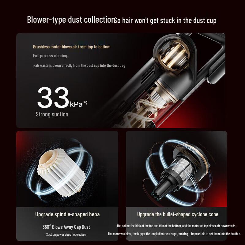SUPOR Cordless Self-Emptying Stick Vacuum with Smart Base