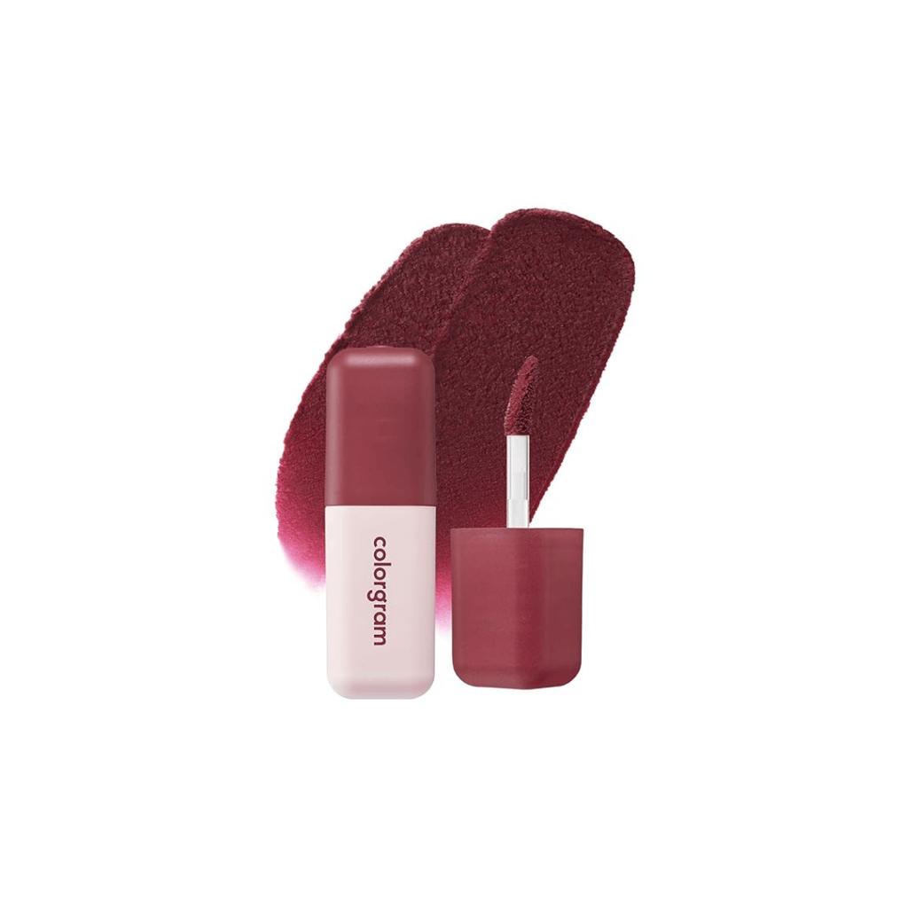 Colorgram Nude Blur Tint #12 Bloody Plum 5 g - śliwkowy satynowy tint do ust