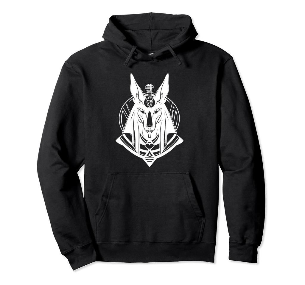 Anubis/Ancient Egyptian God of the Underworld/Jackal Head Hoodie