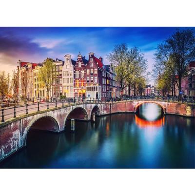 Pittura diamante 5D fai da te punto croce Amsterdam Paesi Bassi regali per bambini decorazione della casa