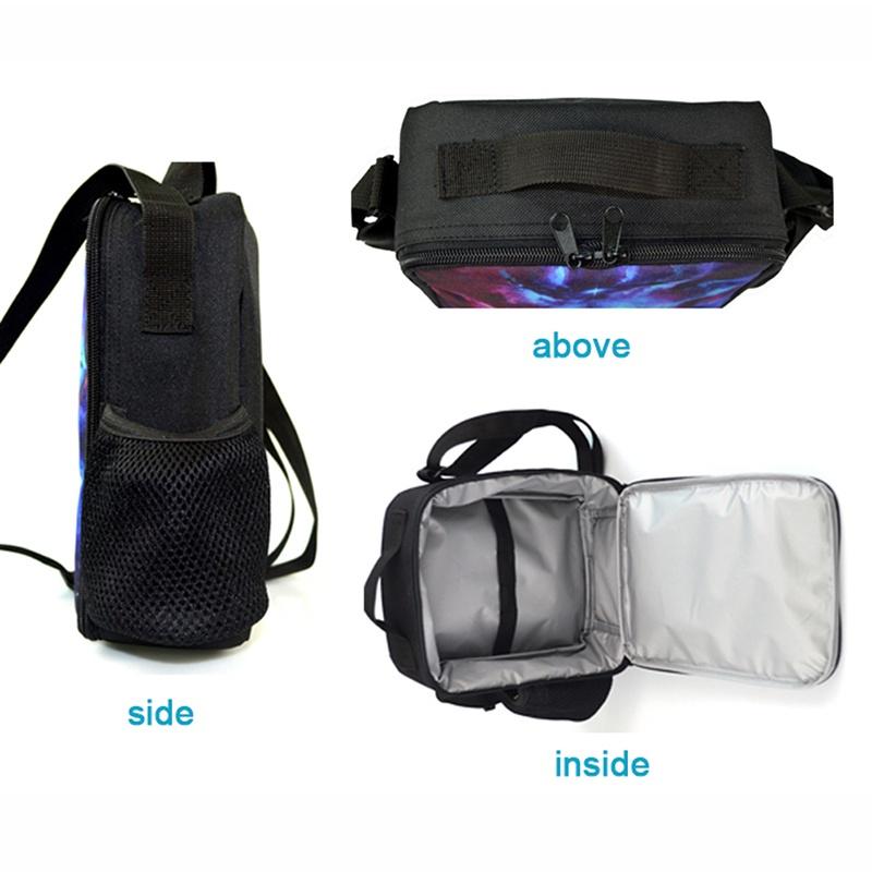 Spiderman Lithe 3d Printing Insulated Lunch Bag With Large Capacity For Kids