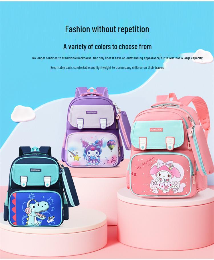Grenzüberschreitender niedlicher Cartoon-Rückenprotektor-Rucksack für Kindergarten und Grundschule