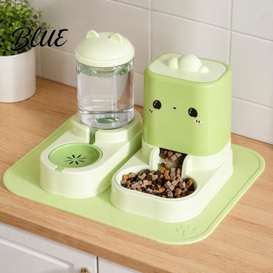 Cat Food Dispenser 2Pcs/Set Automatic Pet Feeders Feeder And Water Convenient Dispenser