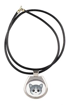 Aegean – Pendant Necklace with Graphic On a Chain Strap |