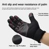 Men Women Sports Fitness Non-slip Cycling Gloves Winter Plus Plush Thick Warm Touch Screen Motorcycle Zipper Ski Glove