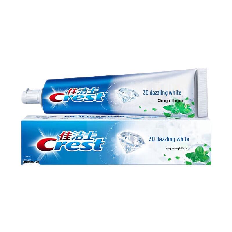Crest 3D White Cool Mint Zahnpasta 4er-Pack