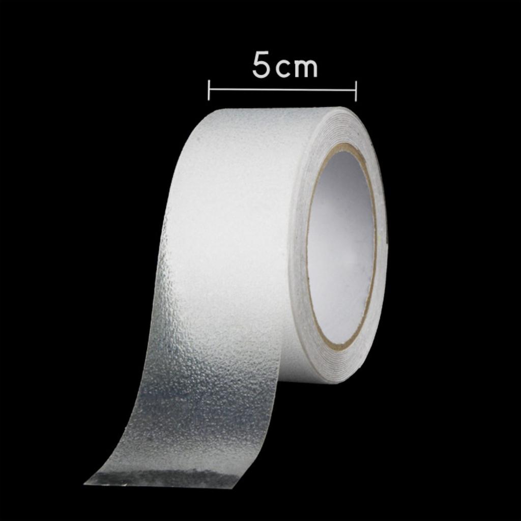 5M Transparent Anti Slip Tape Self Adhesive Waterproof Adhesive Tape for Bathtub Stairs Safety Traceless Design Home Improvement