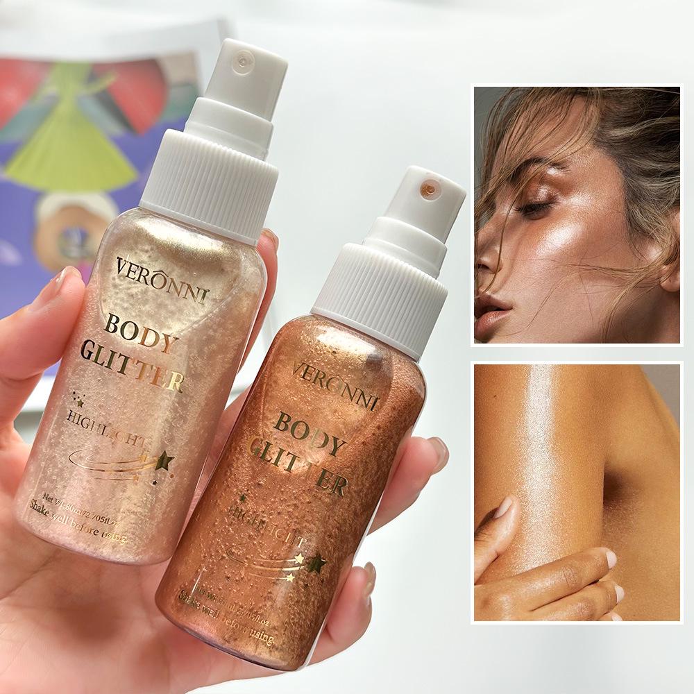 VERONNI Waterproof Luminous Long-lasting Contour Liquid Highlighter for Face & Body