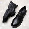 Men Casual Shoes lace up Luxury Brand Outdoor Work Formal business Shoes Fashion Leather Oxfords Shoes Office Dress Shoe for Men