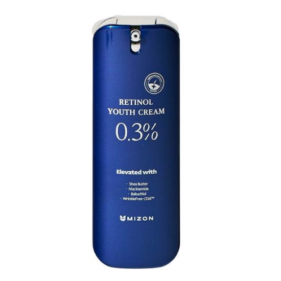 

Mizon 0.3% Retinol Youth Cream 26g – Intensive Anti-Aging Retinol Cream for Wrinkle Care & Skin Renewal 26g
