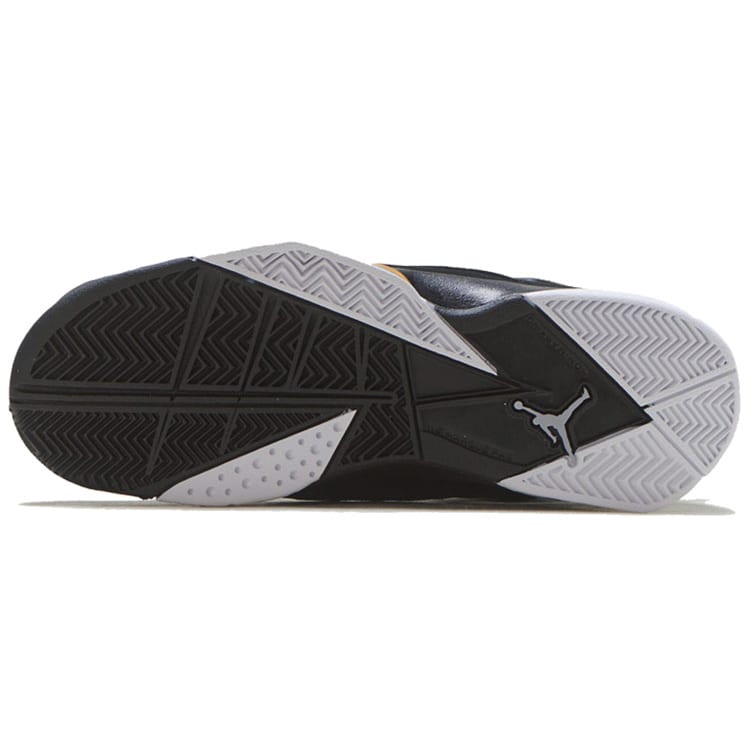 Jordan True Flight Black Metallic Gold GS 343795-070