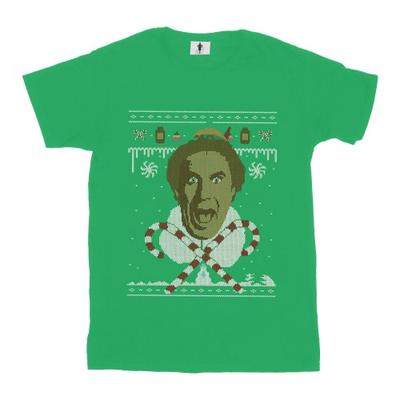Elf Mens Christmas Fair Isle T-Shirt