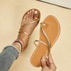 2026 New Ladies Shoes Pinch Toe Women's Slippers Fashion Plus Size Summer Outdoor Beach Best Seller Soft Bottom Flat Slippers