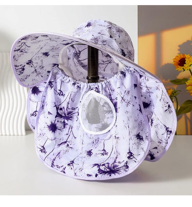 Women's Breathable Anti-UV Sun Hat with Large Brim, Face & Neck Protection - Perfect for Cycling, Outing, Tea Picking & Summer Activities