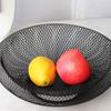 2 Pieces Nordic Styles Sturdy Metal Wire Storage Fruit Basket Set for Kitchen Supplies and Living Room Organization