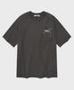 FALLETT Top Stitch Short Sleeve T-Shirt Charcoal
