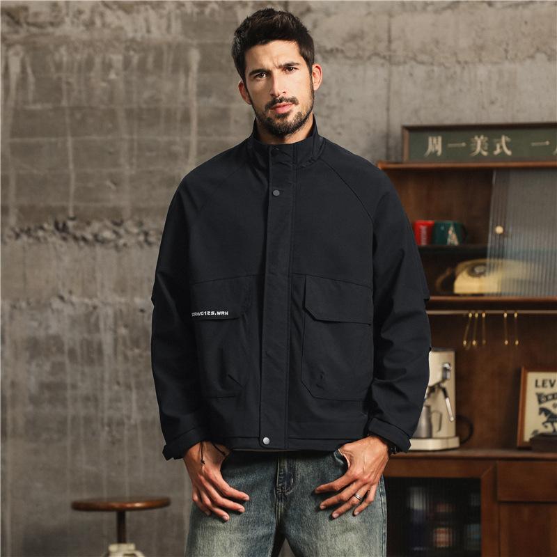 

Куртка American Retro Mountain, мужская, функциональная, для городского отдыха, для поездок на работу, повседневная, с инструментами 4XL чёрный