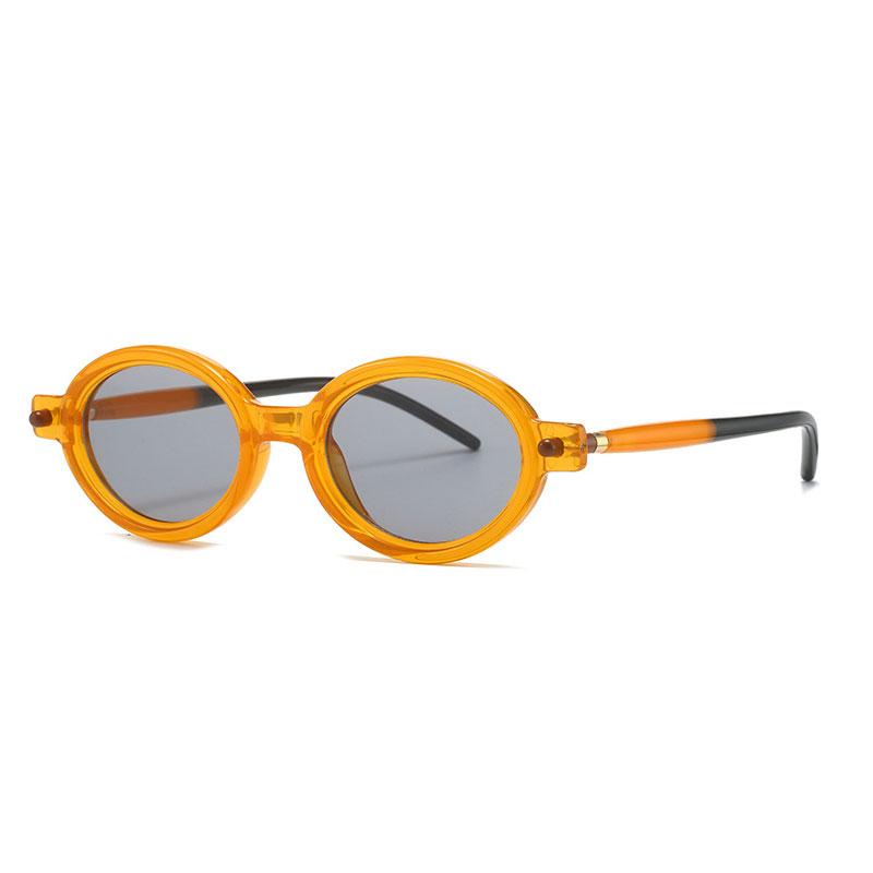 Fashion Oval Sunglasses For Men Women Retro Small Frame Punk Eyewear Luxury Brand Designer Sun Glasses